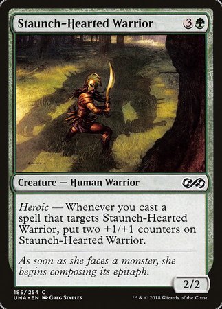 Staunch-Hearted Warrior [Ultimate Masters] | Cards and Coasters CA