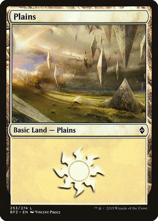 Plains (253) [Battle for Zendikar] | Cards and Coasters CA