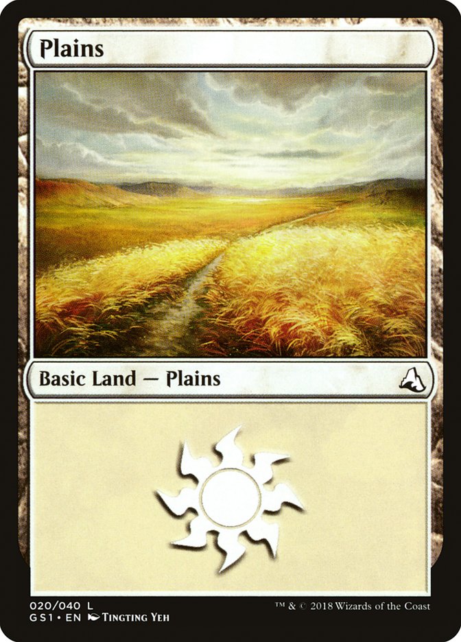 Plains (20) [Global Series Jiang Yanggu & Mu Yanling] | Cards and Coasters CA