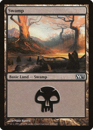 Swamp (239) [Magic 2013] | Cards and Coasters CA