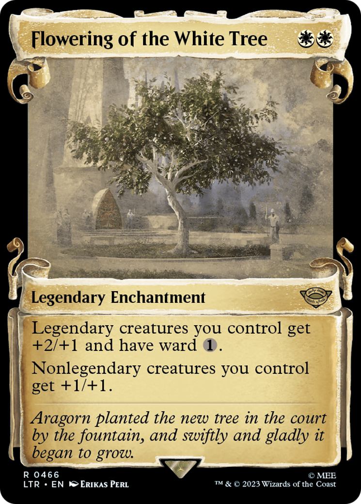 Flowering of the White Tree [The Lord of the Rings: Tales of Middle-Earth Showcase Scrolls] | Cards and Coasters CA