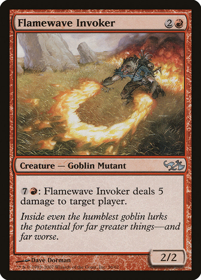 Flamewave Invoker [Duel Decks: Elves vs. Goblins] | Cards and Coasters CA