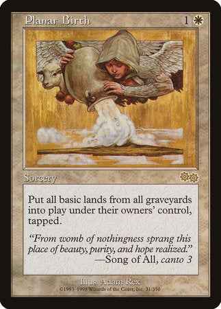 Planar Birth [Urza's Saga] | Cards and Coasters CA