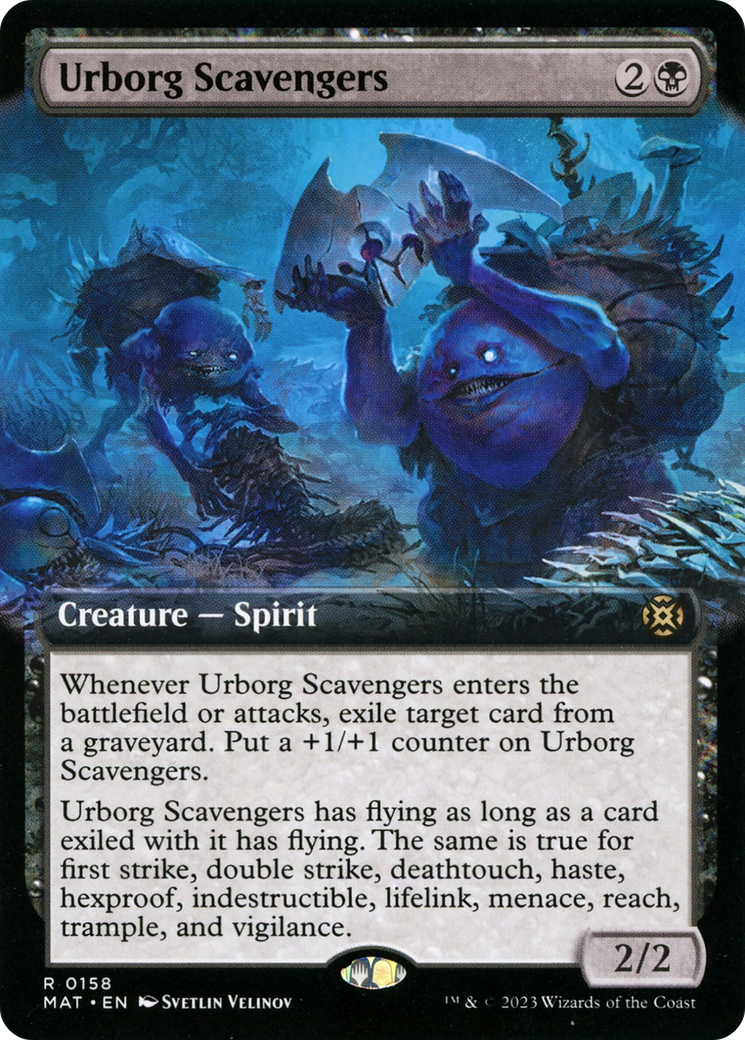 Urborg Scavengers (Extended Art) [March of the Machine: The Aftermath] | Cards and Coasters CA