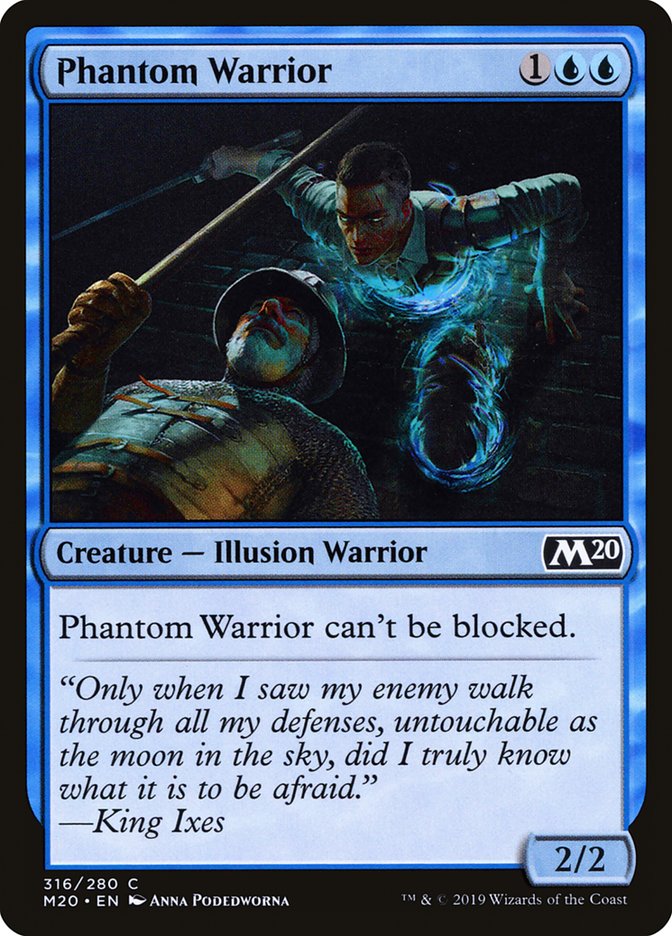 Phantom Warrior [Core Set 2020] | Cards and Coasters CA