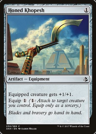 Honed Khopesh [Amonkhet] | Cards and Coasters CA