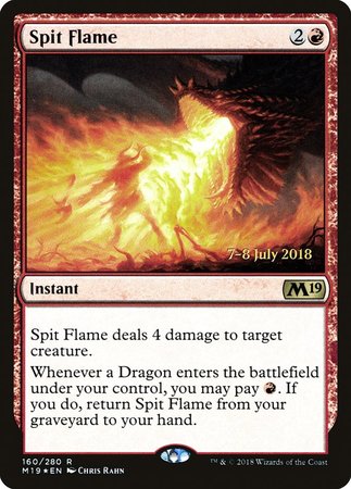 Spit Flame [Core Set 2019 Promos] | Cards and Coasters CA