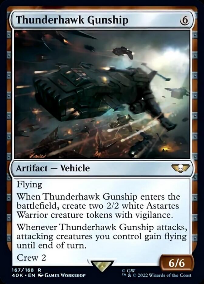 Thunderhawk Gunship [Universes Beyond: Warhammer 40,000] | Cards and Coasters CA