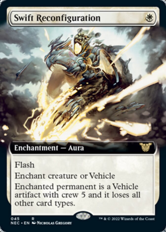 Swift Reconfiguration (Extended) [Kamigawa: Neon Dynasty Commander] | Cards and Coasters CA