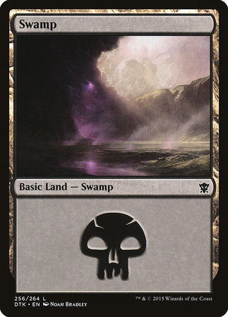 Swamp (256) [Dragons of Tarkir] | Cards and Coasters CA