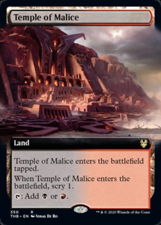 Temple of Malice (Extended Art) [Theros Beyond Death] | Cards and Coasters CA