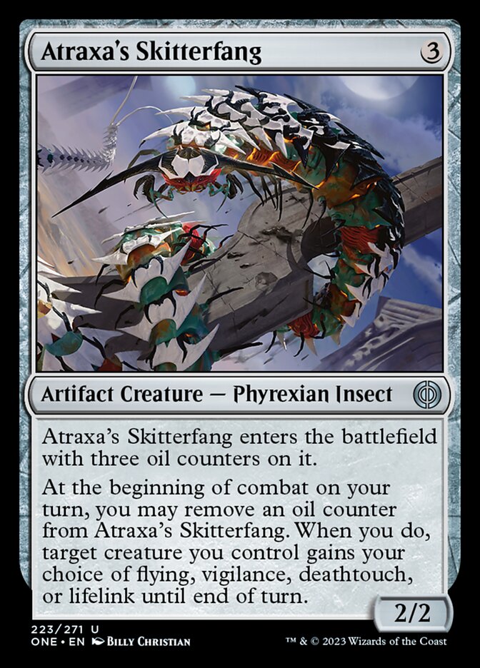 Atraxa's Skitterfang [Phyrexia: All Will Be One] | Cards and Coasters CA