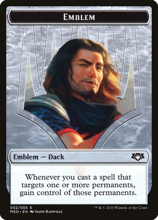 Emblem - Dack Fayden [Mythic Edition Tokens] | Cards and Coasters CA