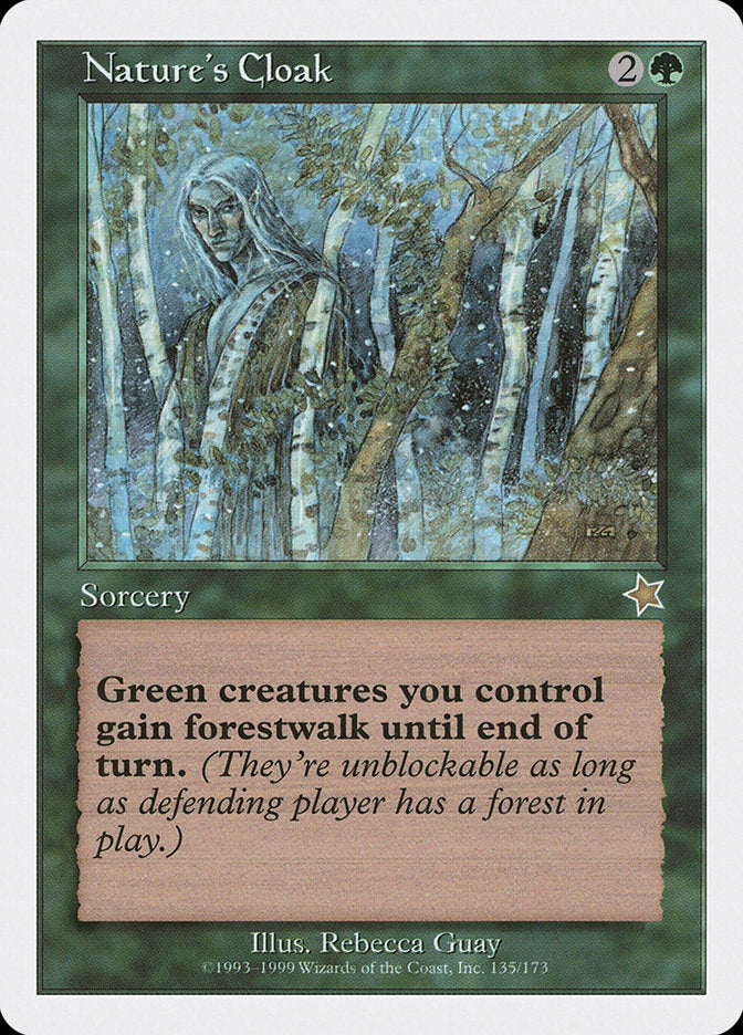 Nature's Cloak [Starter 1999] | Cards and Coasters CA