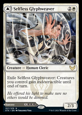 Selfless Glyphweaver // Deadly Vanity [Strixhaven: School of Mages] | Cards and Coasters CA