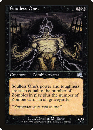 Soulless One [Onslaught] | Cards and Coasters CA
