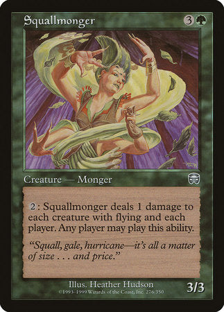 Squallmonger [Mercadian Masques] | Cards and Coasters CA