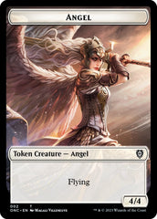 Soldier (007) // Angel Double-Sided Token [Phyrexia: All Will Be One Commander Tokens] | Cards and Coasters CA