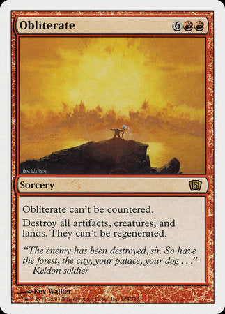 Obliterate [Eighth Edition] | Cards and Coasters CA