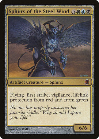 Sphinx of the Steel Wind [Alara Reborn] | Cards and Coasters CA