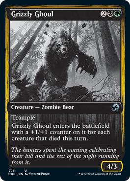 Grizzly Ghoul [Innistrad: Double Feature] | Cards and Coasters CA