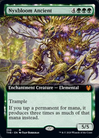 Nyxbloom Ancient (Extended Art) [Theros Beyond Death] | Cards and Coasters CA