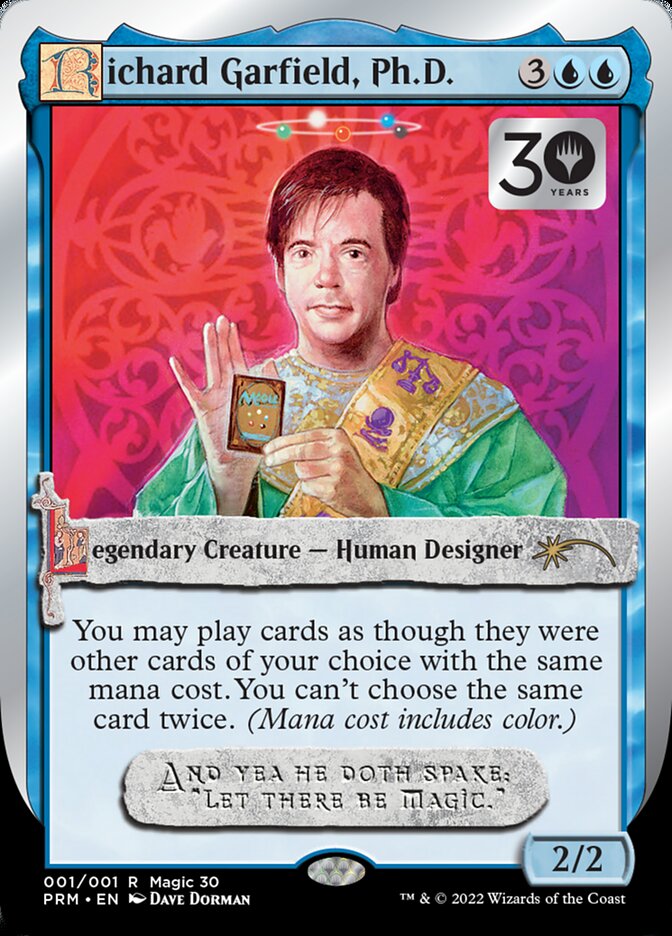 Richard Garfield, Ph.D. [30th Anniversary Promos] | Cards and Coasters CA