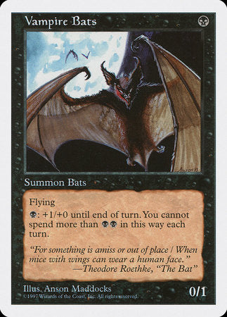 Vampire Bats [Fifth Edition] | Cards and Coasters CA