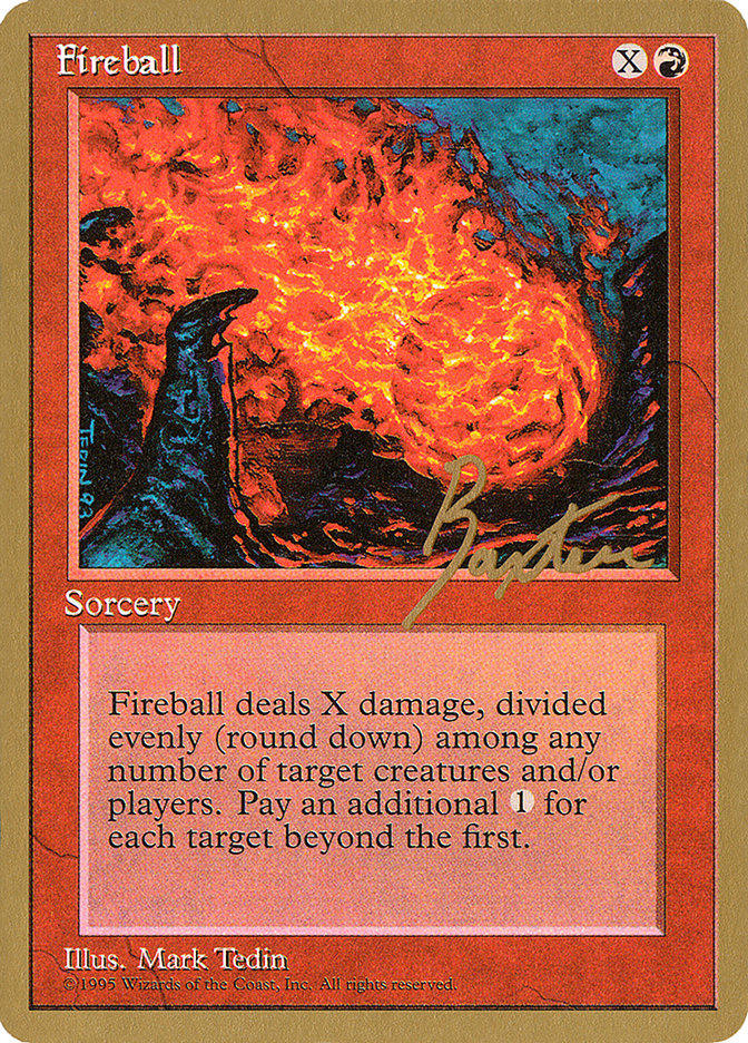 Fireball (George Baxter) [Pro Tour Collector Set] | Cards and Coasters CA