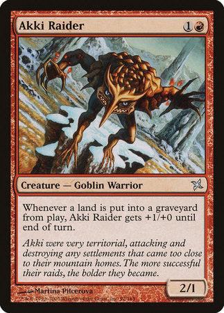 Akki Raider [Betrayers of Kamigawa] | Cards and Coasters CA