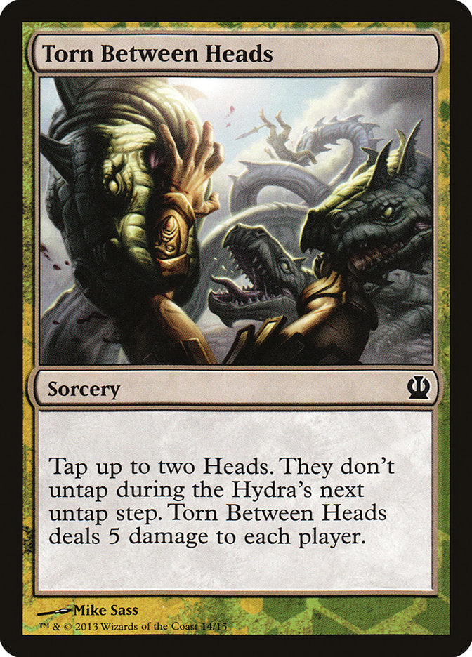 Torn Between Heads [Theros Face the Hydra] | Cards and Coasters CA