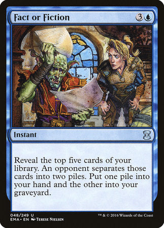 Fact or Fiction [Eternal Masters] | Cards and Coasters CA
