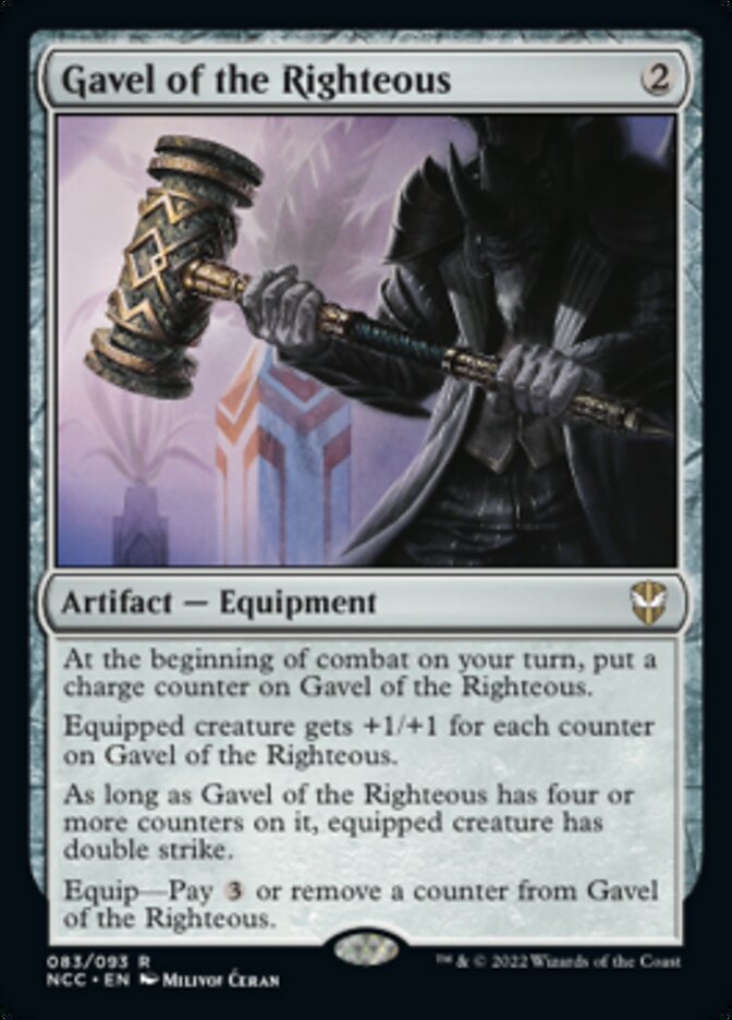 Gavel of the Righteous [Streets of New Capenna Commander] | Cards and Coasters CA