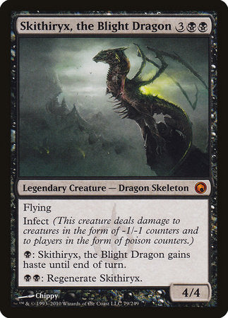 Skithiryx, the Blight Dragon [Scars of Mirrodin] | Cards and Coasters CA
