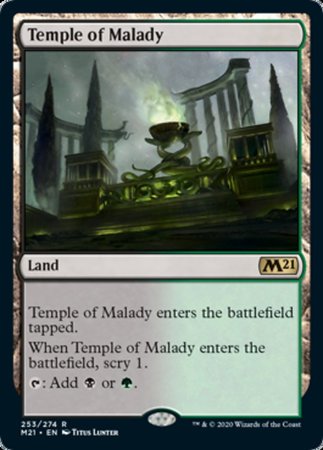 Temple of Malady [Core Set 2021] | Cards and Coasters CA