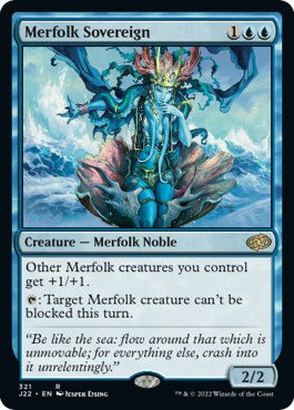 Merfolk Sovereign [Jumpstart 2022] | Cards and Coasters CA