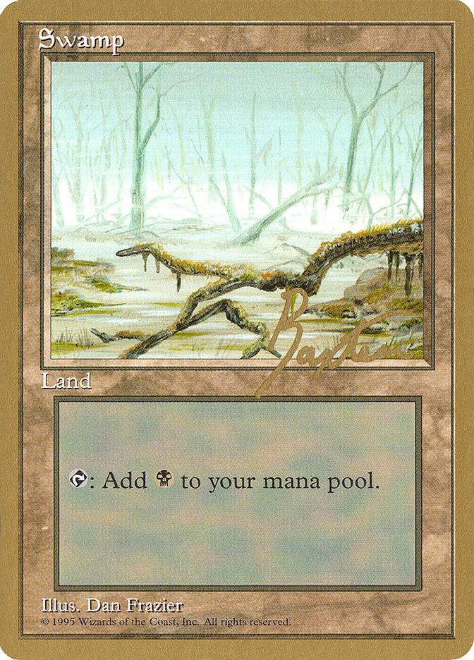 Swamp (gb372) (George Baxter) [Pro Tour Collector Set] | Cards and Coasters CA