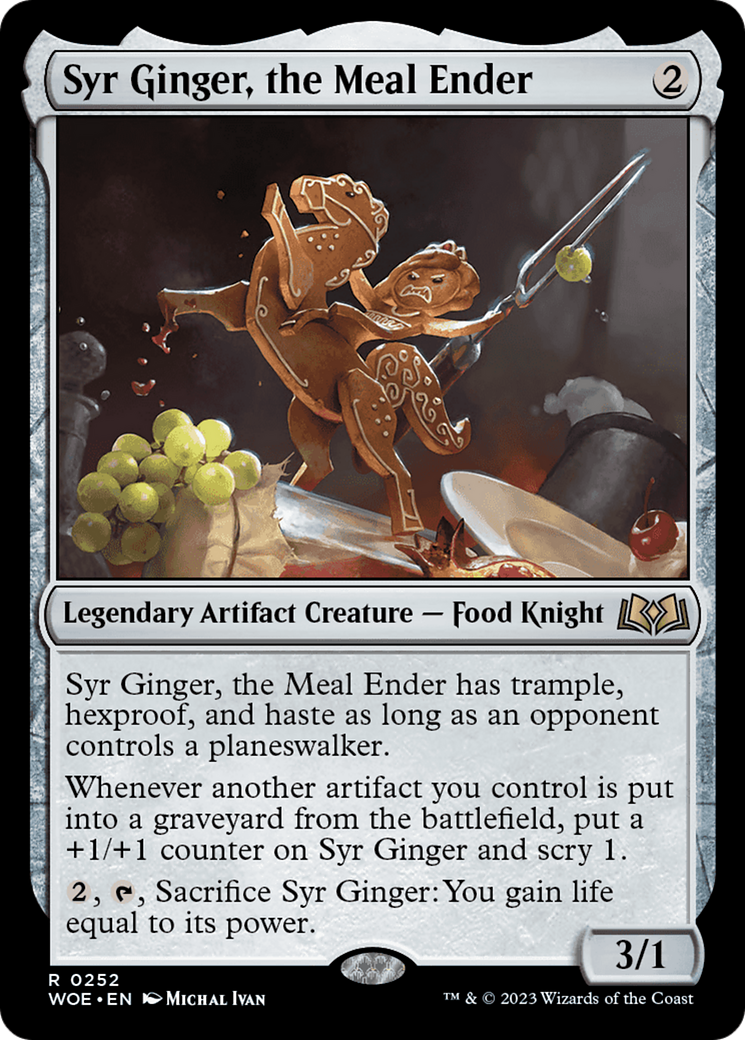 Syr Ginger, the Meal Ender [Wilds of Eldraine] | Cards and Coasters CA