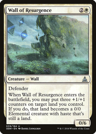 Wall of Resurgence [Oath of the Gatewatch] | Cards and Coasters CA