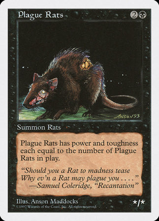 Plague Rats [Fifth Edition] | Cards and Coasters CA