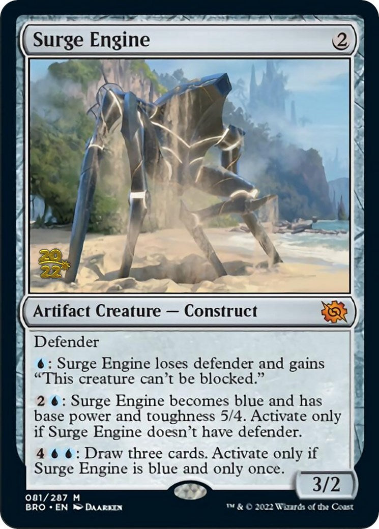 Surge Engine [The Brothers' War: Prerelease Promos] | Cards and Coasters CA