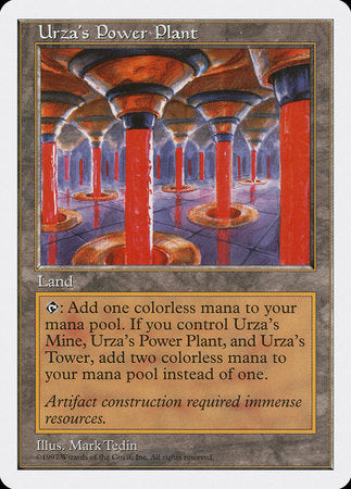 Urza's Power Plant [Fifth Edition] | Cards and Coasters CA