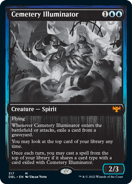 Cemetery Illuminator [Innistrad: Double Feature] | Cards and Coasters CA