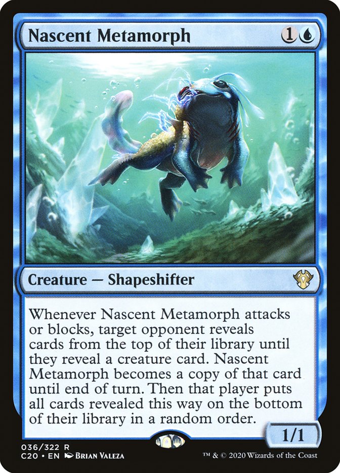 Nascent Metamorph [Commander 2020] | Cards and Coasters CA