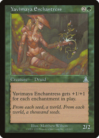 Yavimaya Enchantress [Urza's Destiny] | Cards and Coasters CA