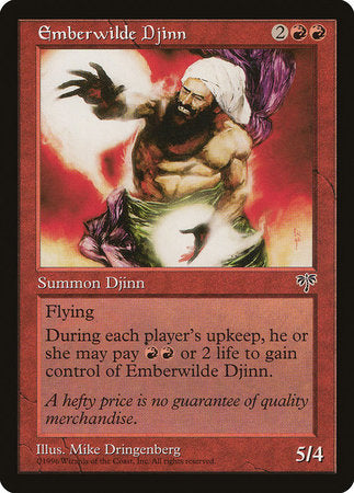 Emberwilde Djinn [Mirage] | Cards and Coasters CA