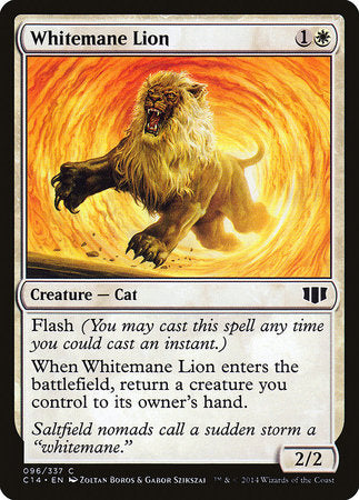 Whitemane Lion [Commander 2014] | Cards and Coasters CA