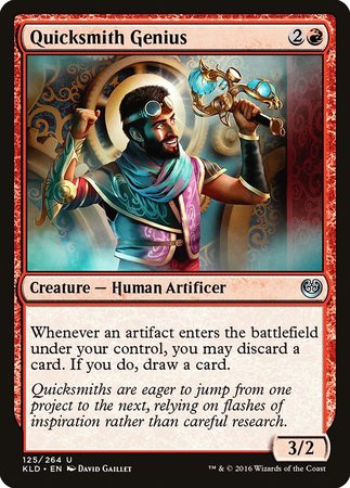 Quicksmith Genius [Kaladesh] | Cards and Coasters CA