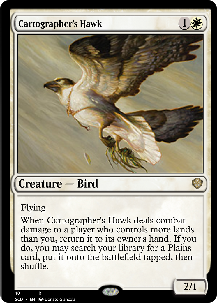 Cartographer's Hawk [Starter Commander Decks] | Cards and Coasters CA