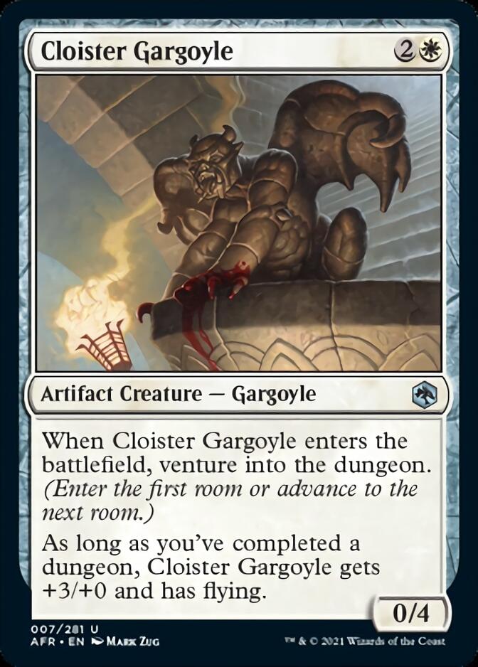 Cloister Gargoyle  [Dungeons & Dragons: Adventures in the Forgotten Realms] | Cards and Coasters CA